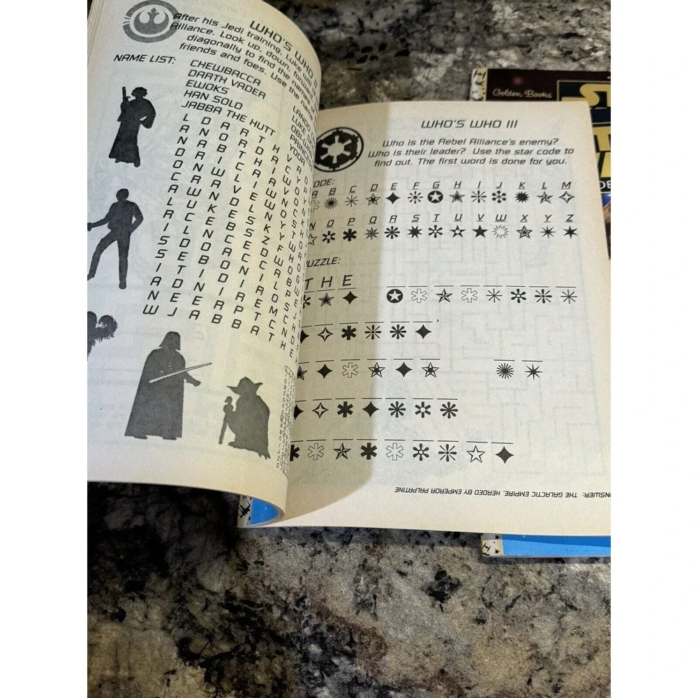 Vintage‎ Star Wars Activity And Coloring Books Lot 1997 Lot Of 3 Unused Books